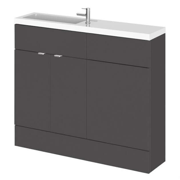Hudson Reed Fusion Compact Basin & WC Combination or Storage Cabinet Unit