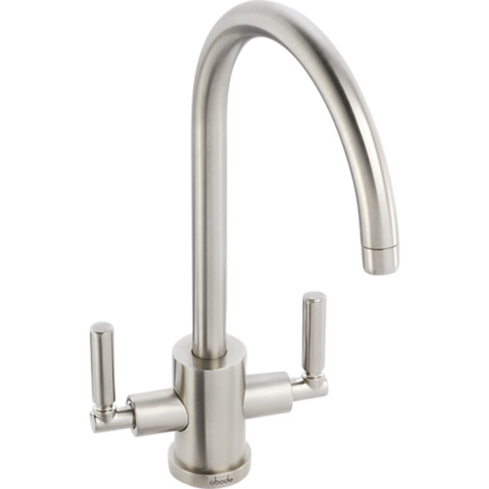 Abode Atlas Monobloc Twin Lever Kitchen Sink Mixer Tap