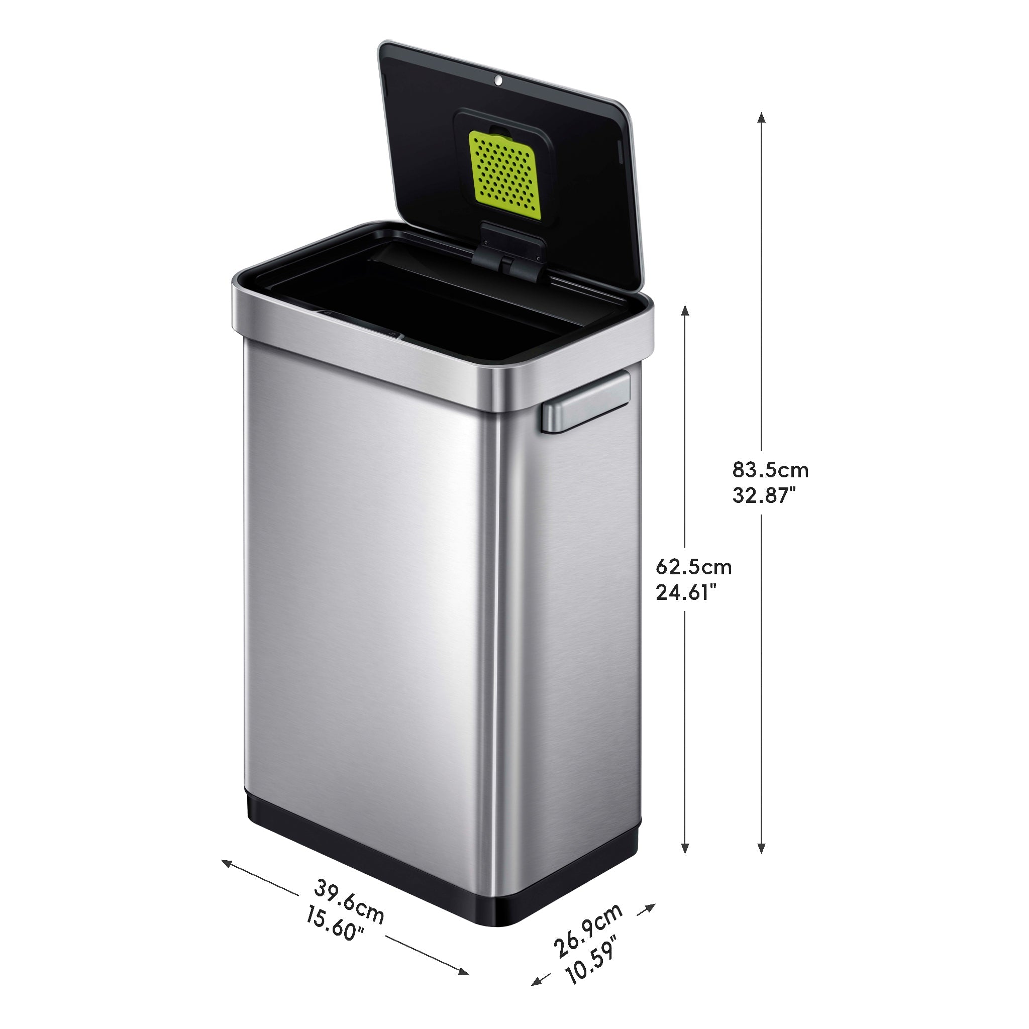 EKO Deluxe Mirage T 50L Soft Close Sensor Kitchen Bin