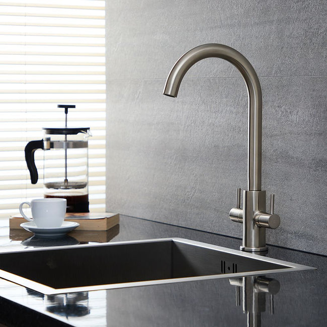 Brushed Paini Kitchen Taps