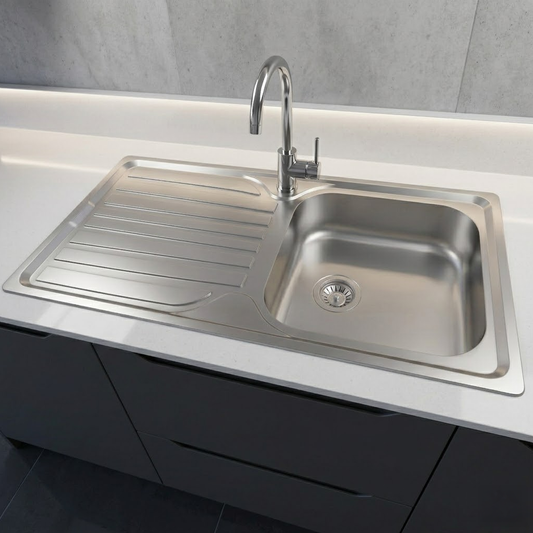 Reginox Monaco 1.0 & 1.5 Stainless Steel Kitchen Sink & Waste