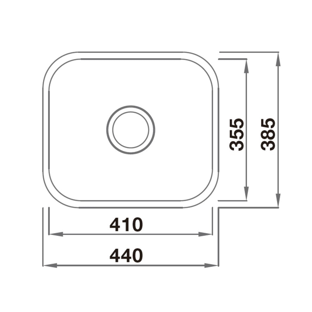 Astracast Perth 1.0 Stainless Steel Undermount Kitchen Sink