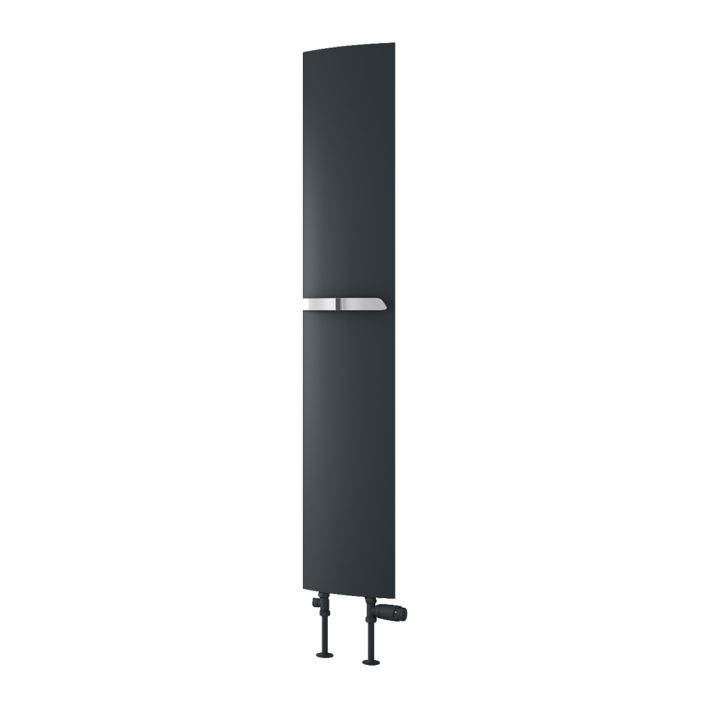 Reina Picoli Aluminium Wall Mounted Heated Towel Rail Radiator Anthracite