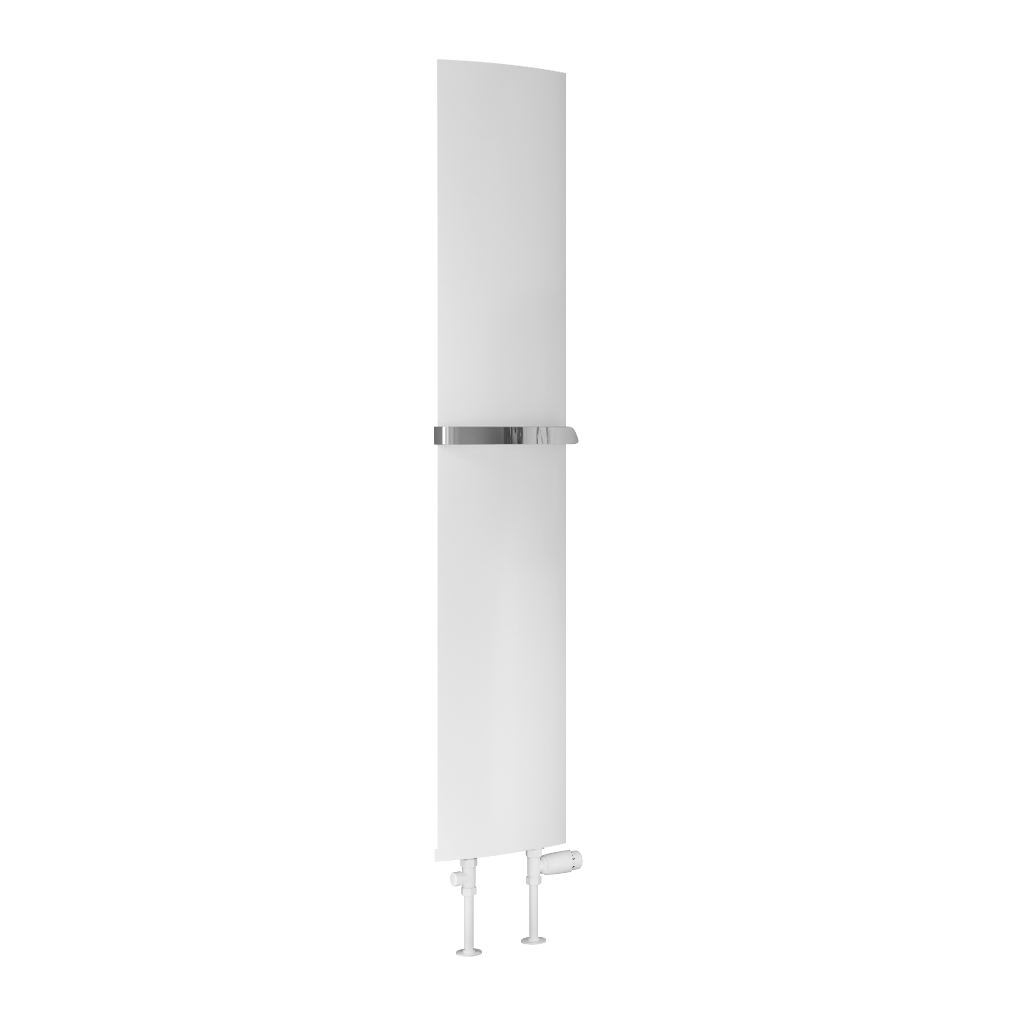Reina Picoli Aluminium Wall Mounted Heated Towel Rail Radiator White