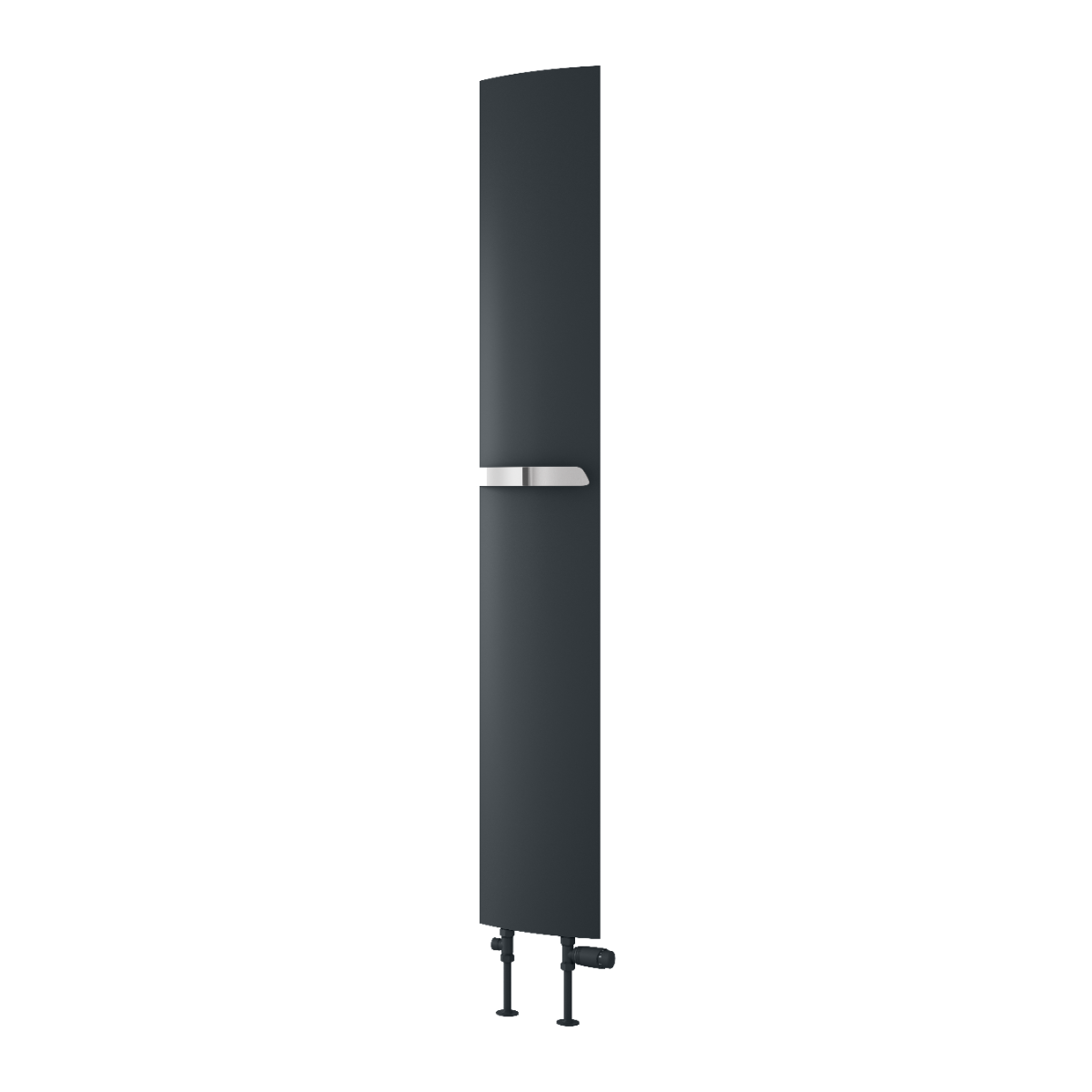 Reina Picoli Aluminium Wall Mounted Heated Towel Rail Radiator Anthracite