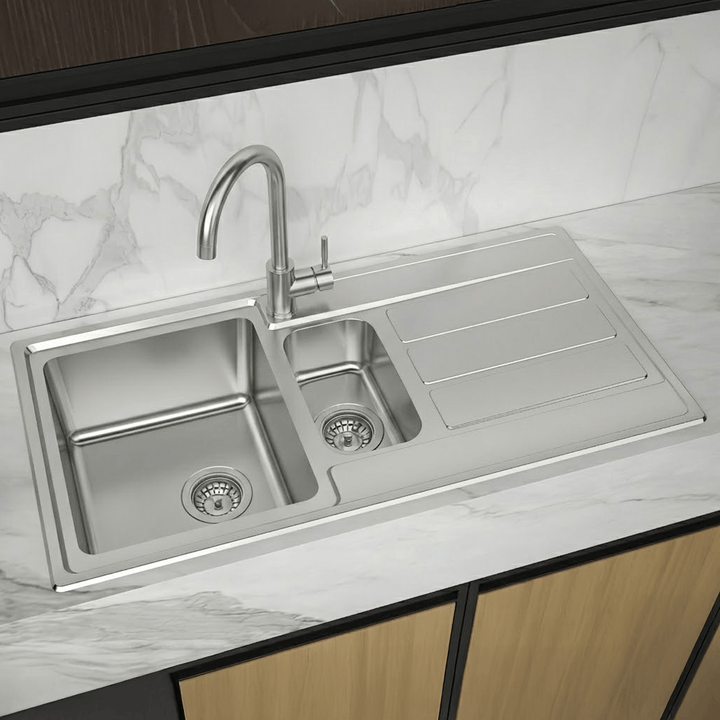 Reginox Envoy 1.0 & 1.5 Stainless Steel Inset Kitchen Sink & Waste