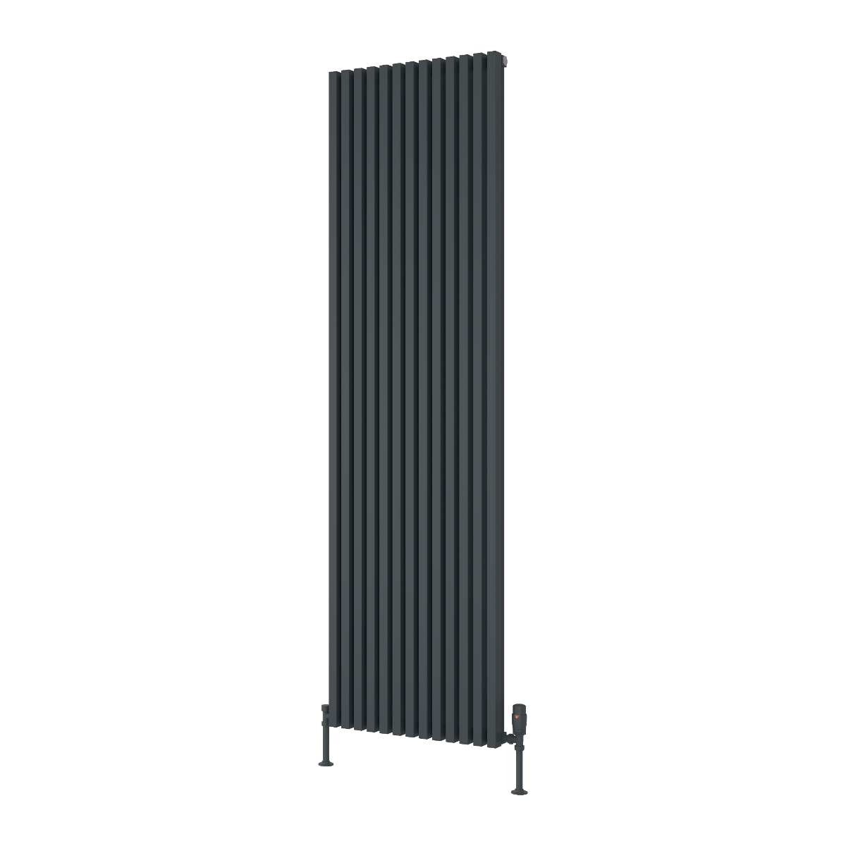 Reina Albano Aluminium Wall Mounted Heated Towel Rail Radiator Anthracite