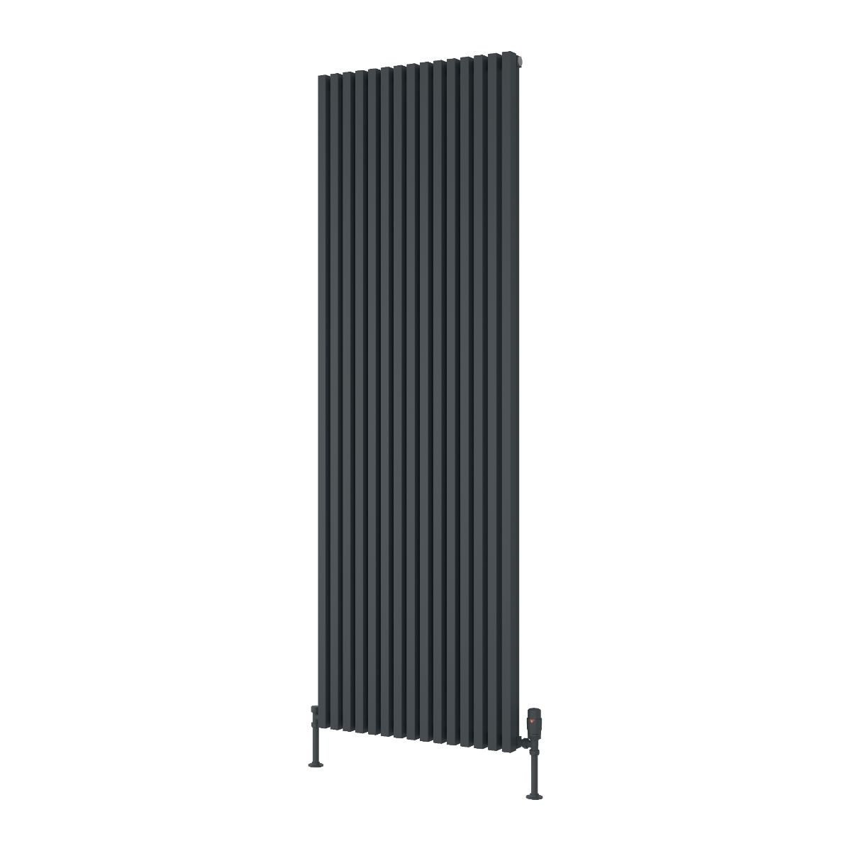 Reina Albano Aluminium Wall Mounted Heated Towel Rail Radiator Anthracite