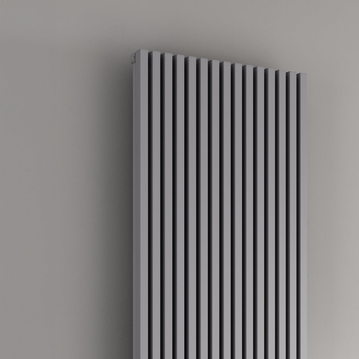 Reina Albano Aluminium Wall Mounted Heated Towel Rail Radiator Silver