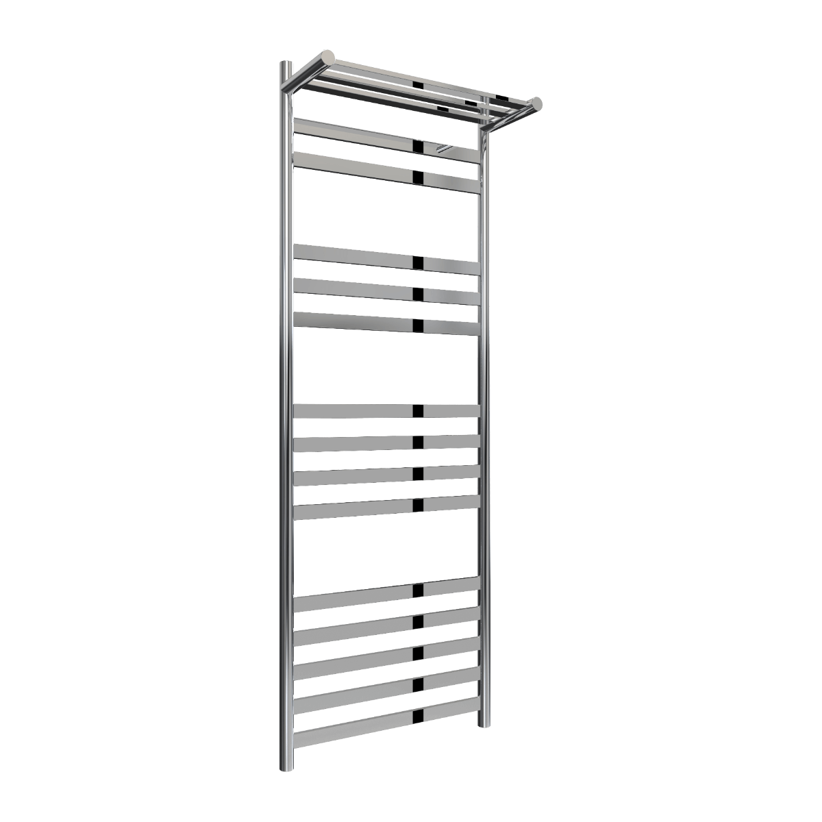 Reina Alento Stainless Steel Wall Mounted Heated Towel Rail Radiator Polished