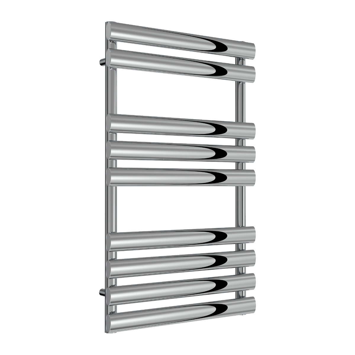 Reina Arbori Mild Steel Wall Mounted Heated Towel Rail Radiator Chrome