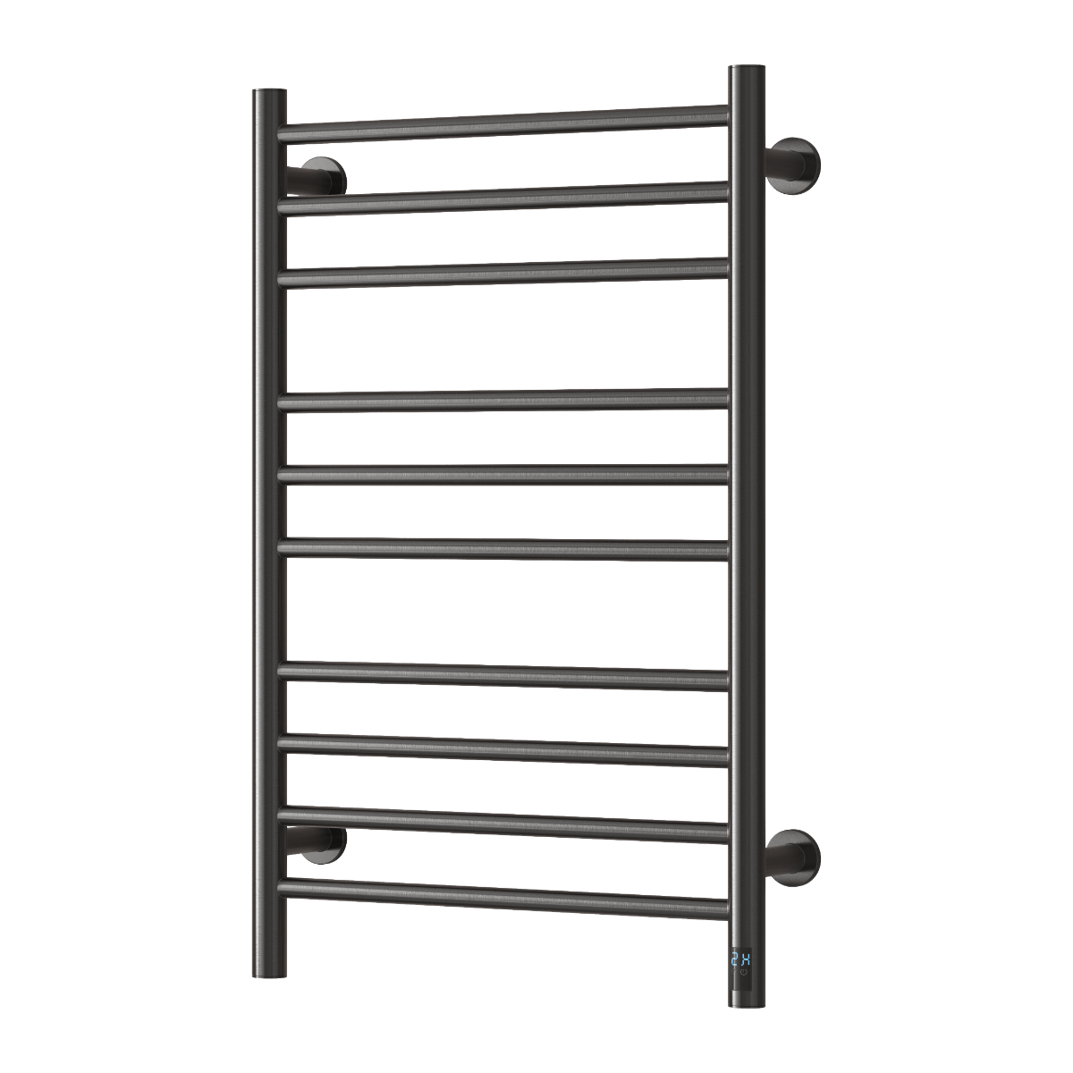 Reina Arnage Stainless Steel Wall Mounted Heated Towel Rail Radiator Brushed Gun Metal