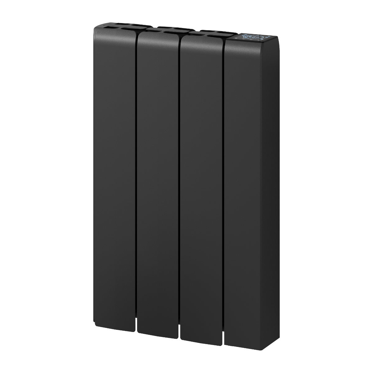 Reina Aron Aluminium Wall Mounted Heated Towel Rail Radiator Black