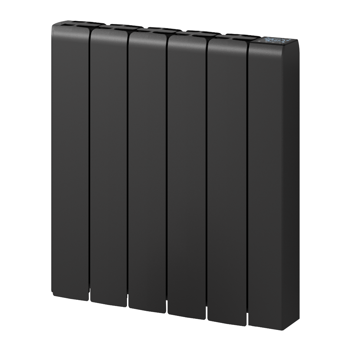 Reina Aron Aluminium Wall Mounted Heated Towel Rail Radiator Black
