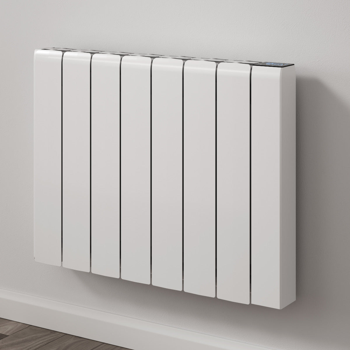 Reina Aron Aluminium Wall Mounted Heated Towel Rail Radiator White