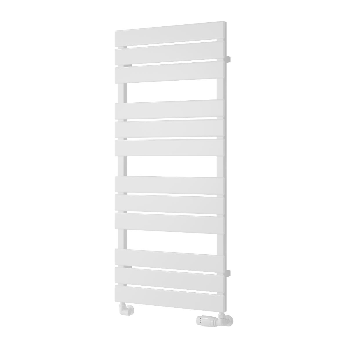 Reina Avola Mild Steel Wall Mounted Heated Towel Rail Radiator White