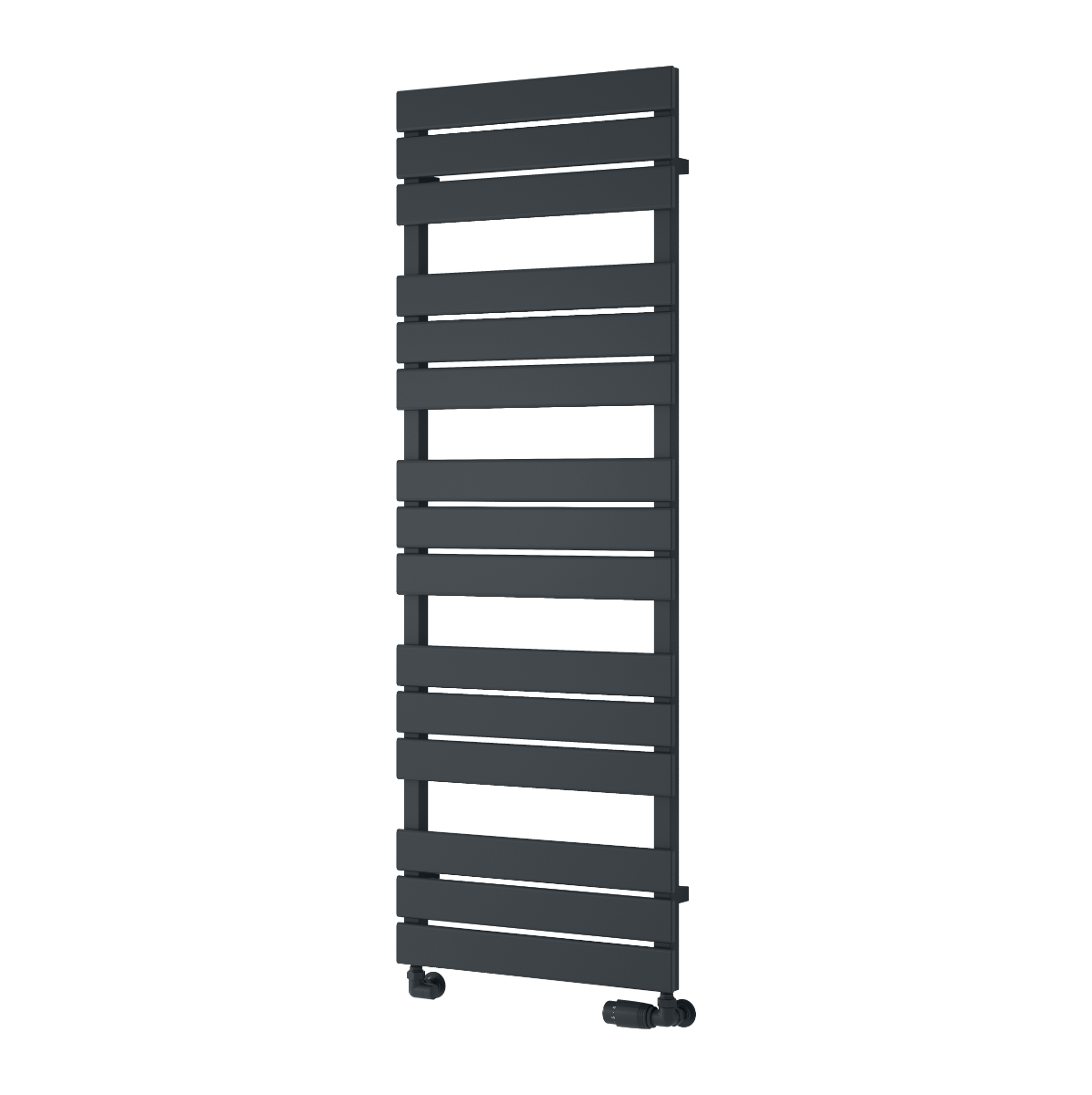 Reina Avola Mild Steel Wall Mounted Heated Towel Rail Radiator Anthracite