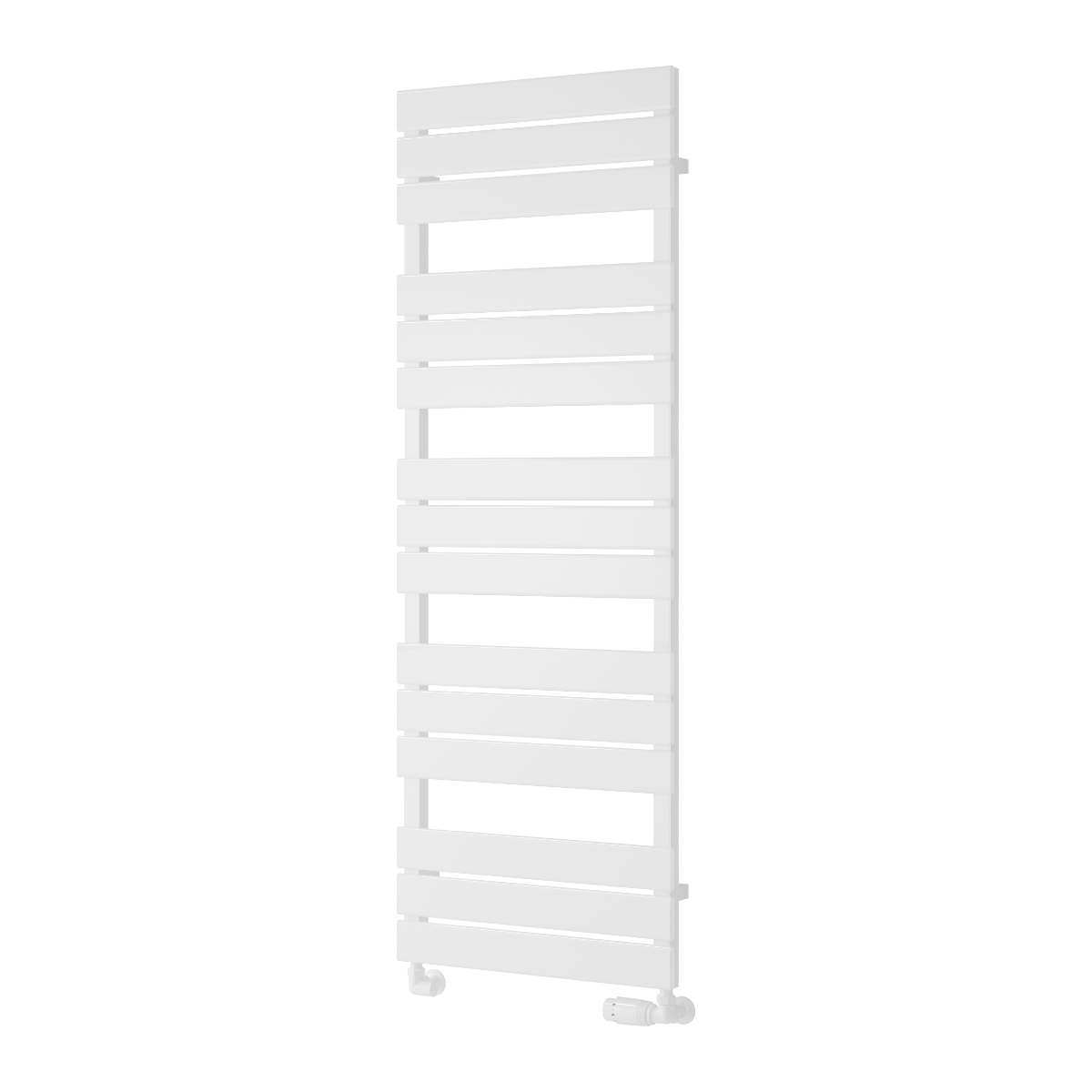 Reina Avola Mild Steel Wall Mounted Heated Towel Rail Radiator White