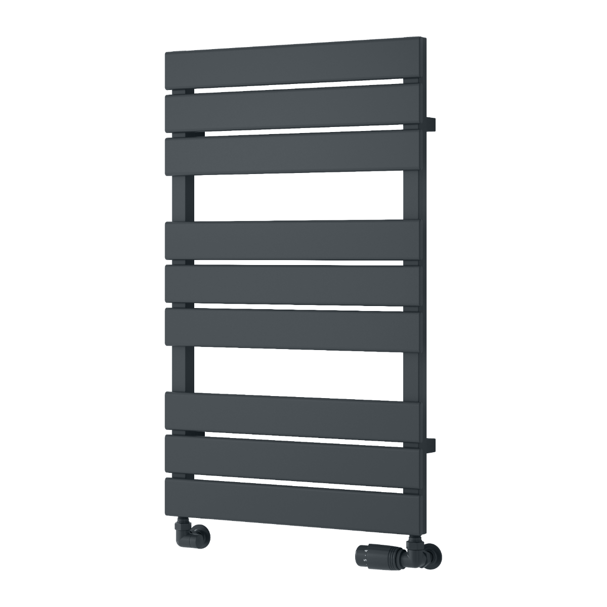 Reina Avola Mild Steel Wall Mounted Heated Towel Rail Radiator Anthracite
