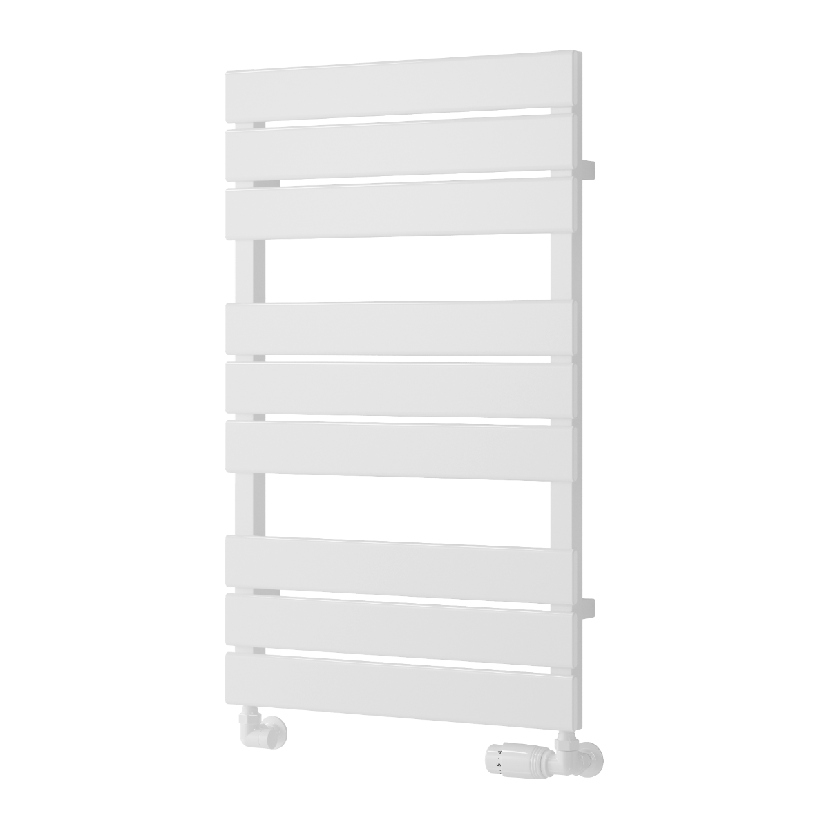 Reina Avola Mild Steel Wall Mounted Heated Towel Rail Radiator White
