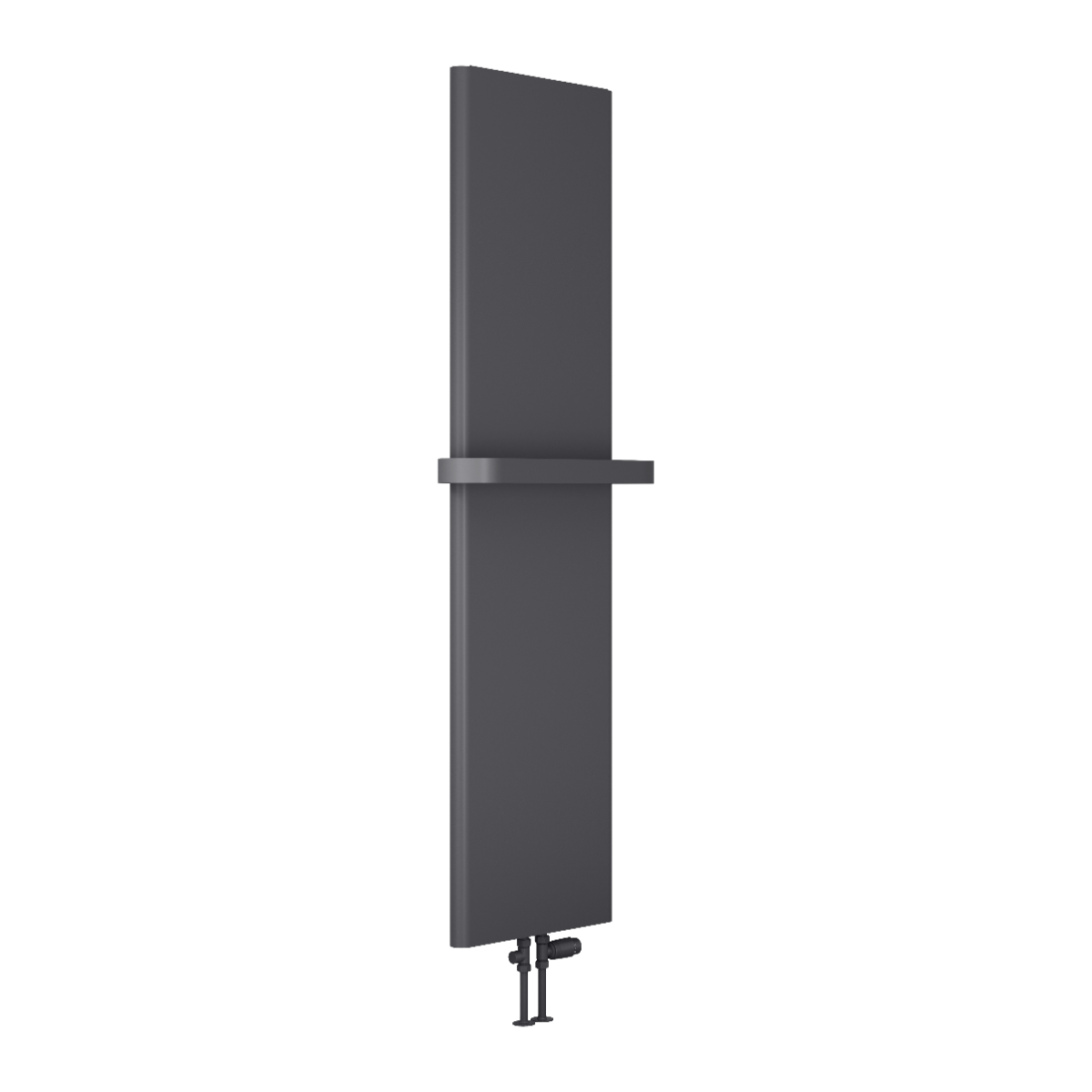 Reina Borda Mild Steel Wall Mounted Heated Towel Rail Radiator Anthracite