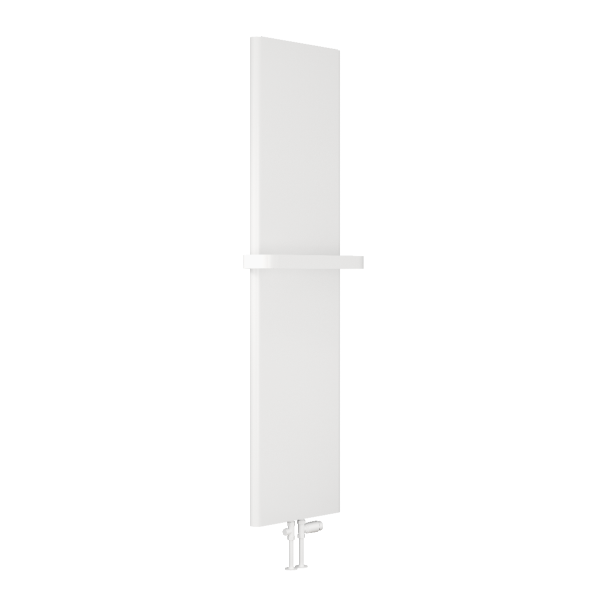 Reina Borda Mild Steel Wall Mounted Heated Towel Rail Radiator White
