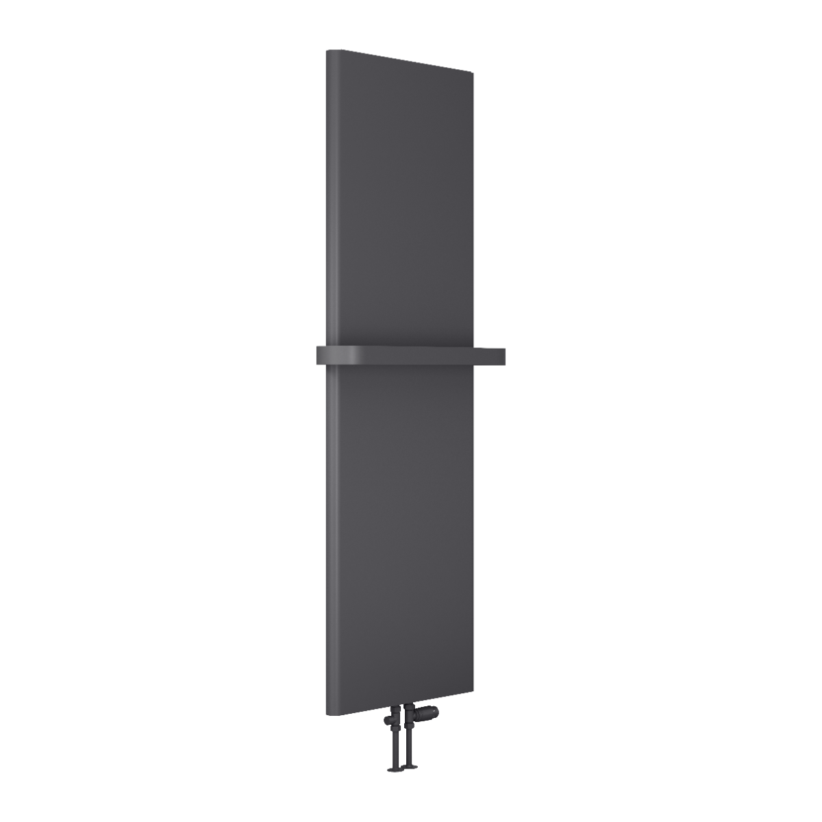Reina Borda Mild Steel Wall Mounted Heated Towel Rail Radiator Anthracite