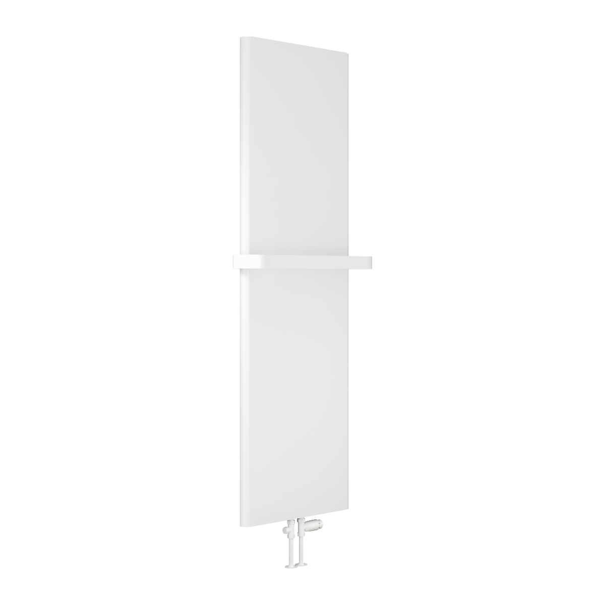 Reina Borda Mild Steel Wall Mounted Heated Towel Rail Radiator White