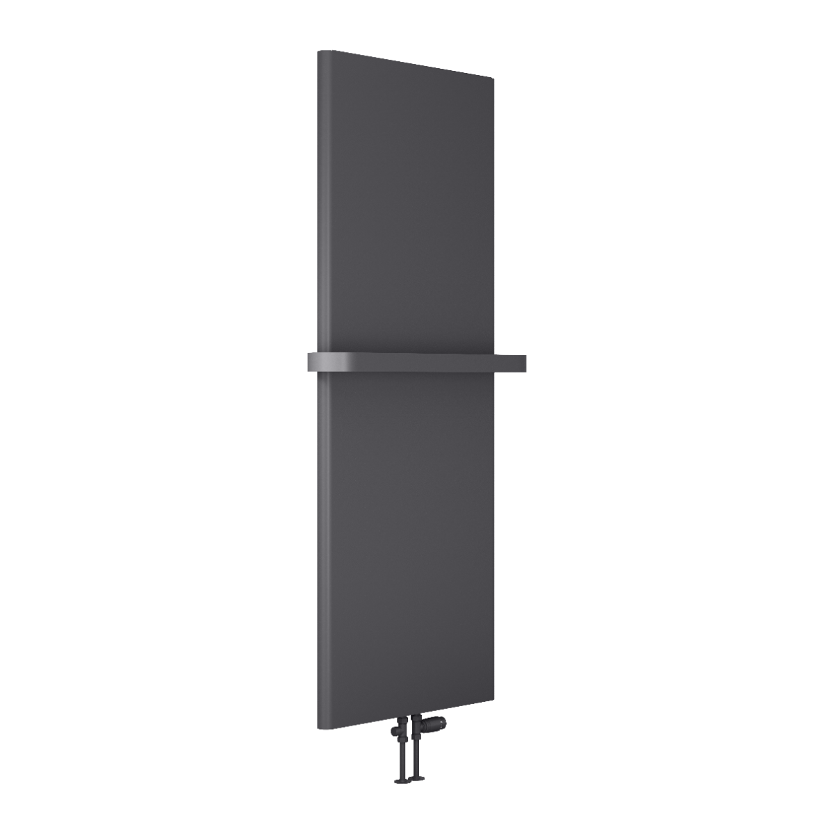 Reina Borda Mild Steel Wall Mounted Heated Towel Rail Radiator Anthracite