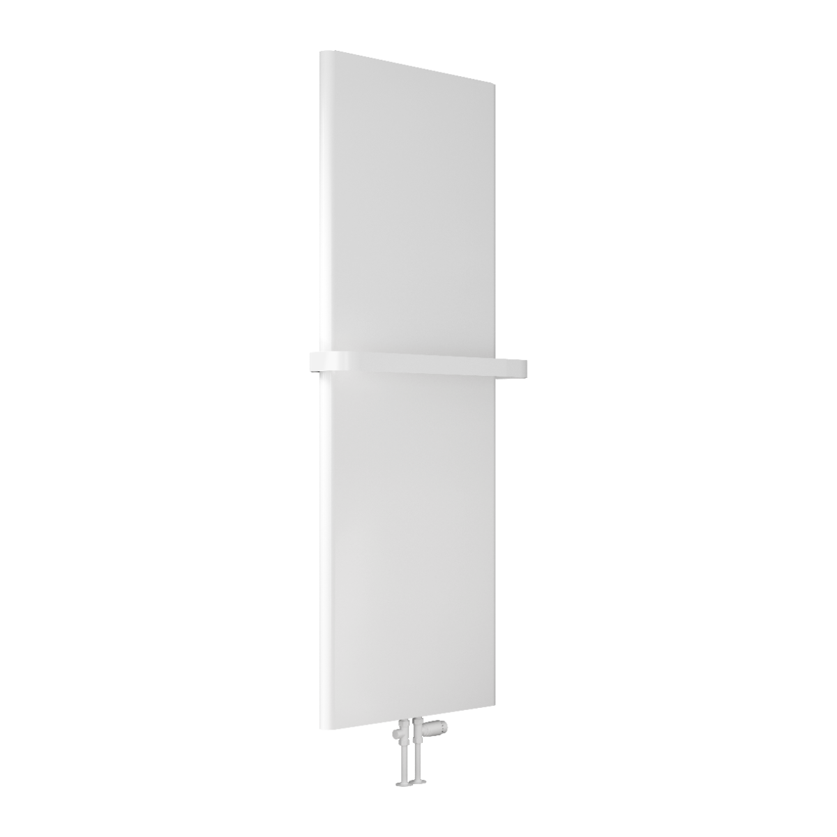 Reina Borda Mild Steel Wall Mounted Heated Towel Rail Radiator White