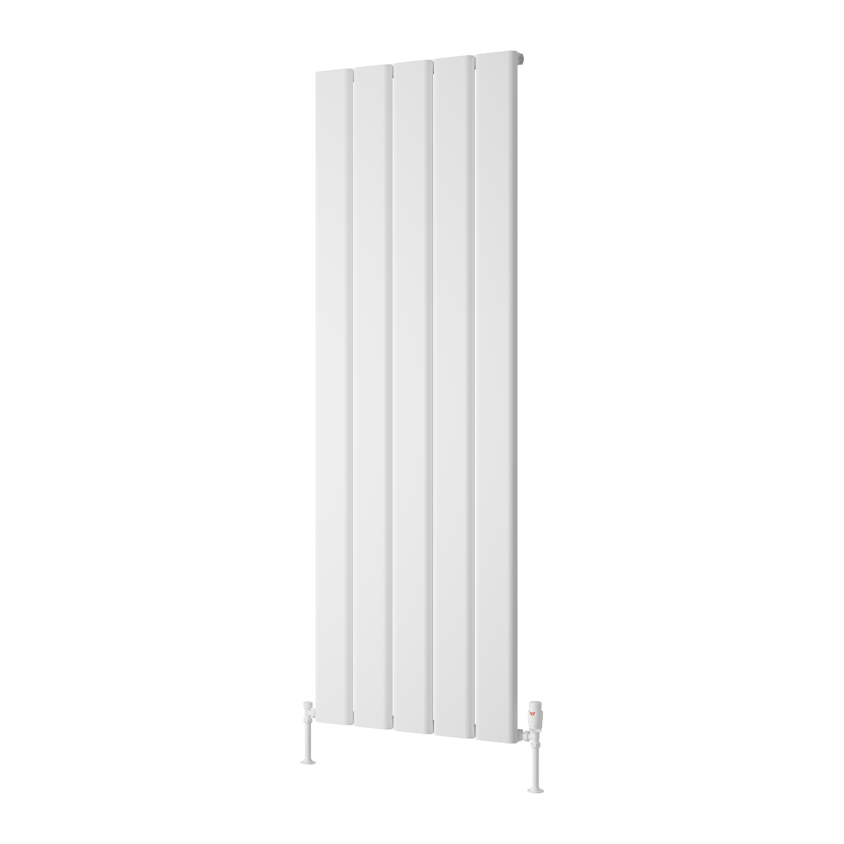 Reina Caldaro Vertical Aluminium Wall Mounted Heated Towel Rail Radiator White