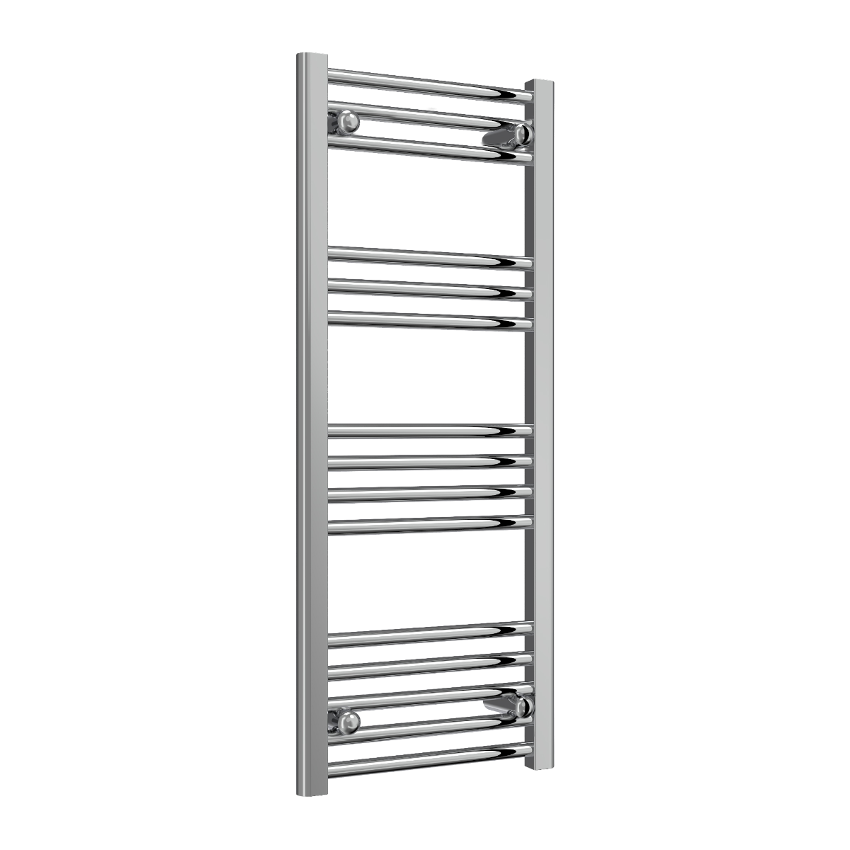 Reina Capo Flat Mild Steel Wall Mounted Heated Towel Rail Radiator Chrome