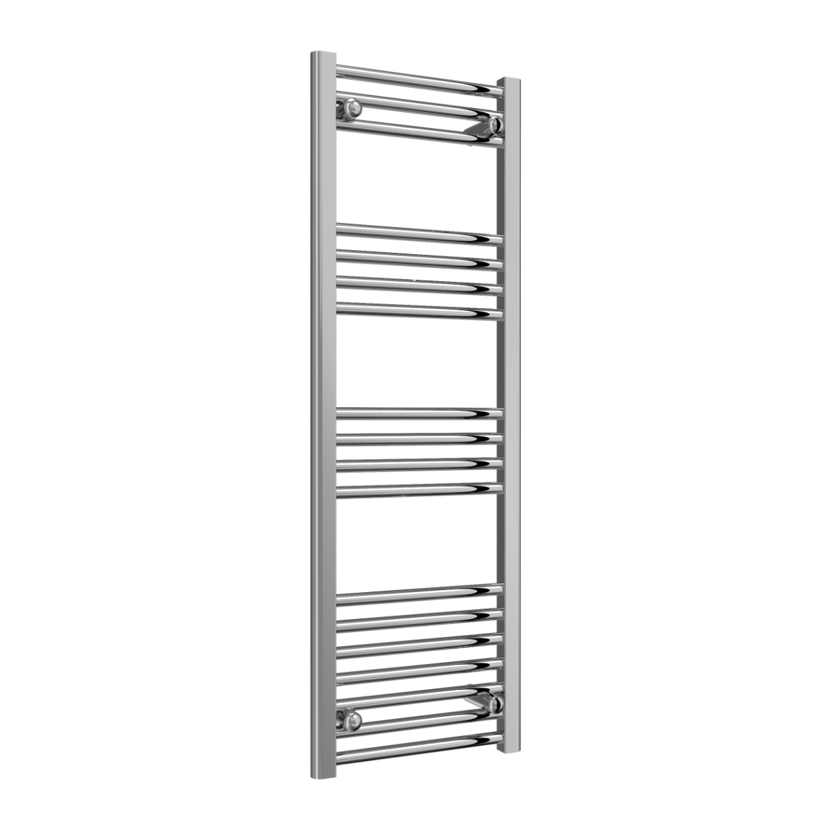 Reina Capo Flat Mild Steel Wall Mounted Heated Towel Rail Radiator Chrome