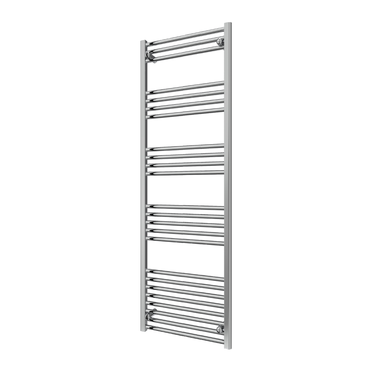 Reina Capo Flat Mild Steel Wall Mounted Heated Towel Rail Radiator Chrome
