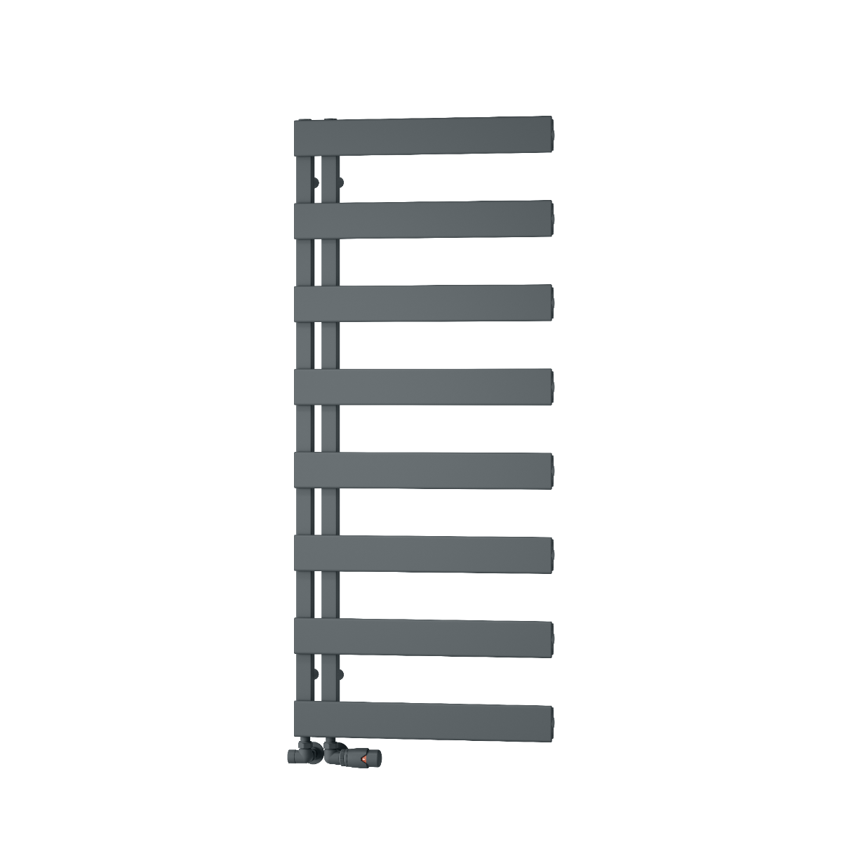 Reina Carpena Aluminium Wall Mounted Heated Towel Rail Radiator Anthracite