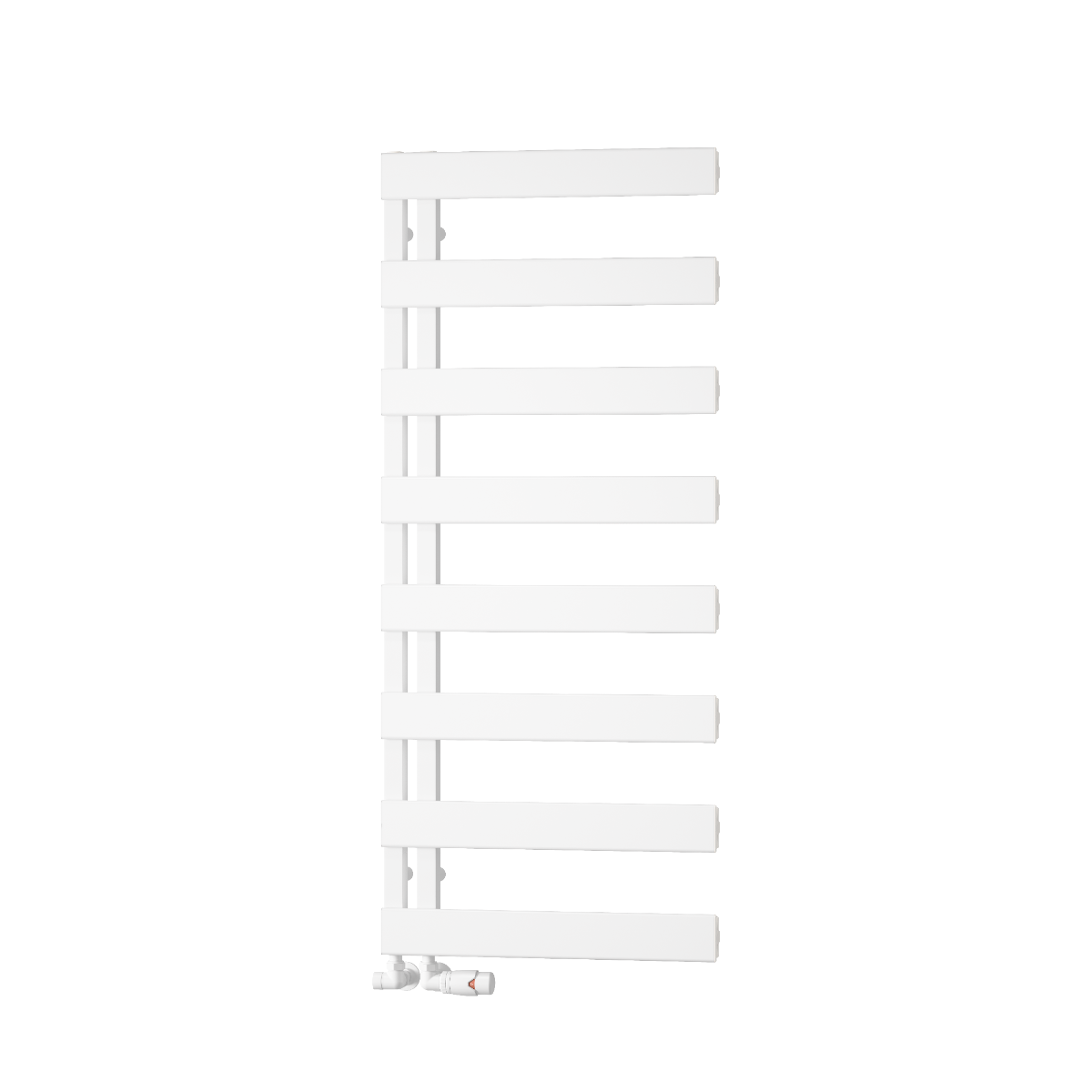 Reina Carpena Aluminium Wall Mounted Heated Towel Rail Radiator White