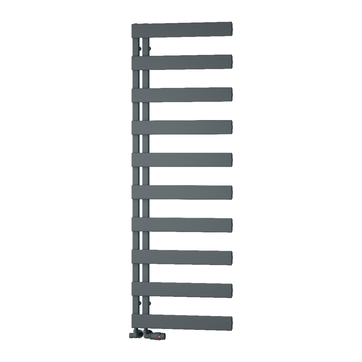 Reina Carpena Aluminium Wall Mounted Heated Towel Rail Radiator Anthracite