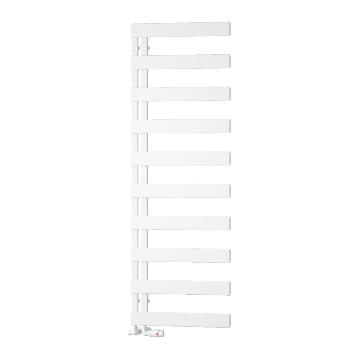 Reina Carpena Aluminium Wall Mounted Heated Towel Rail Radiator White