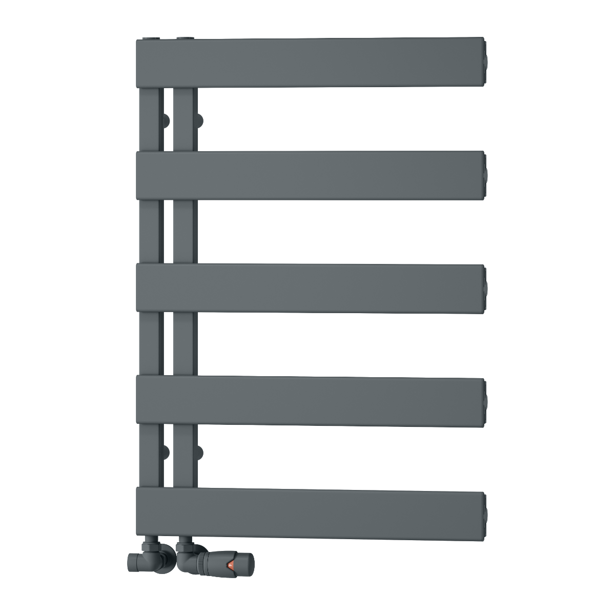 Reina Carpena Aluminium Wall Mounted Heated Towel Rail Radiator Anthracite