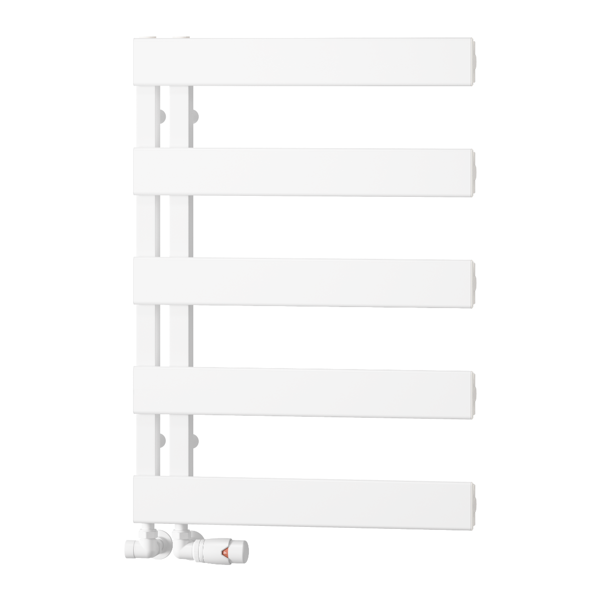 Reina Carpena Aluminium Wall Mounted Heated Towel Rail Radiator White