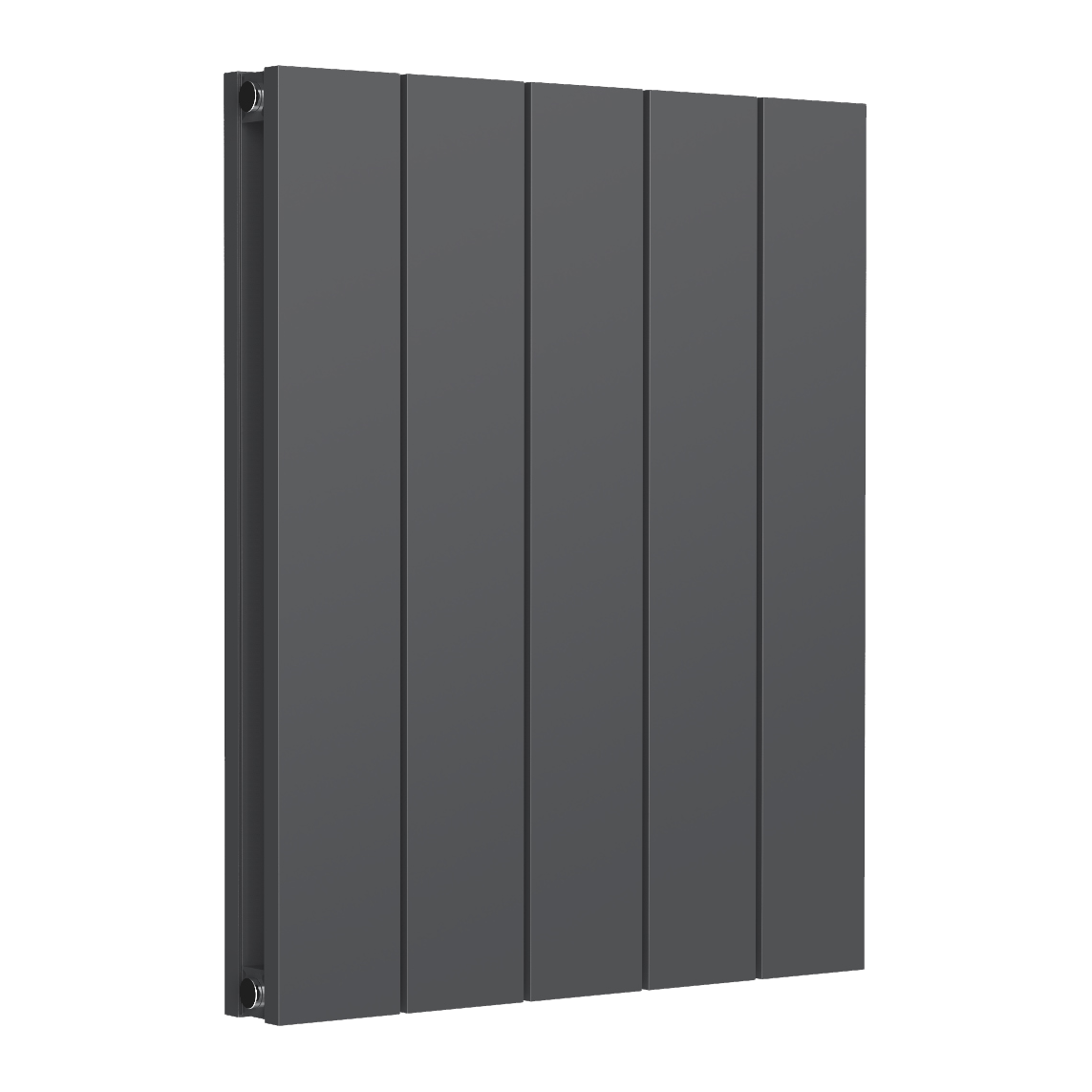 Reina Casina Horizontal Double Aluminium Wall Mounted Heated Towel Rail Radiator Anthracite