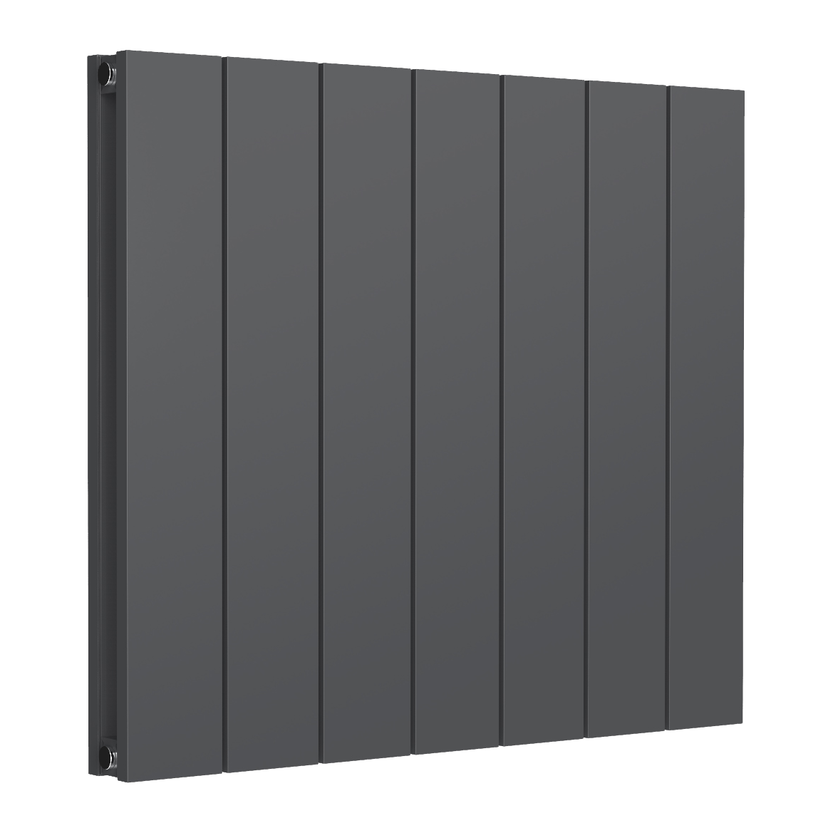 Reina Casina Horizontal Double Aluminium Wall Mounted Heated Towel Rail Radiator Anthracite