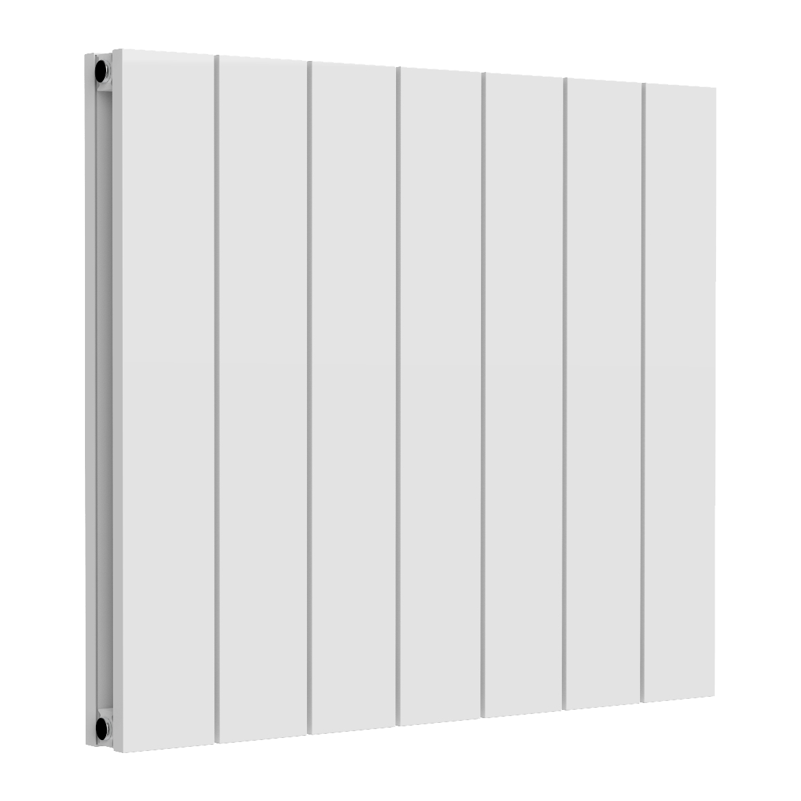 Reina Casina Horizontal Double Aluminium Wall Mounted Heated Towel Rail Radiator White