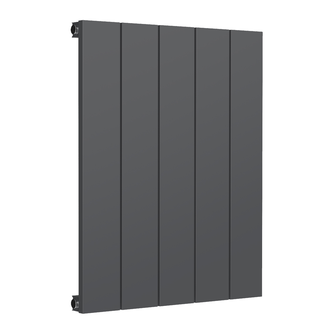 Reina Casina Horizontal Single Aluminium Wall Mounted Heated Towel Rail Radiator Anthracite