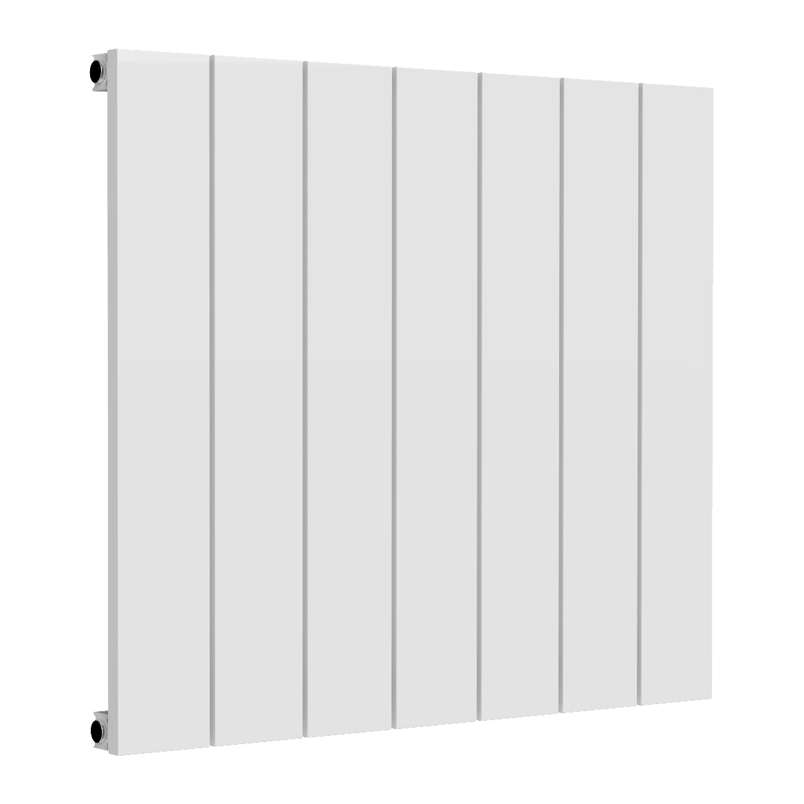 Reina Casina Horizontal Single Aluminium Wall Mounted Heated Towel Rail Radiator White