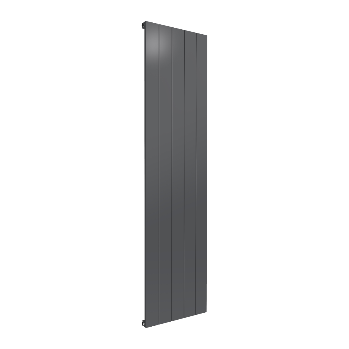 Reina Casina Vertical Single Aluminium Wall Mounted Heated Towel Rail Radiator Anthracite