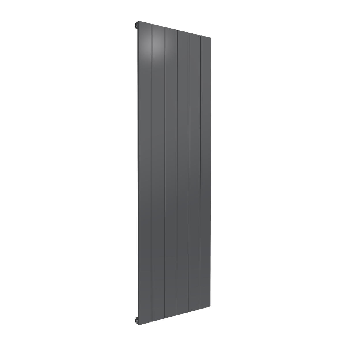 Reina Casina Vertical Single Aluminium Wall Mounted Heated Towel Rail Radiator Anthracite