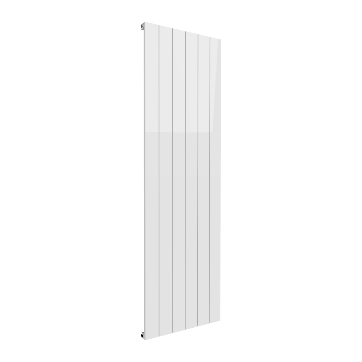 Reina Casina Vertical Single Aluminium Wall Mounted Heated Towel Rail Radiator White