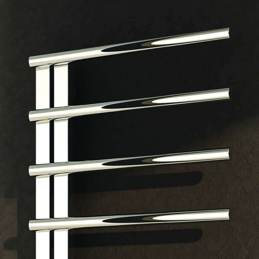 Reina Celico Stainless Steel Wall Mounted Heated Towel Rail Radiator Polished