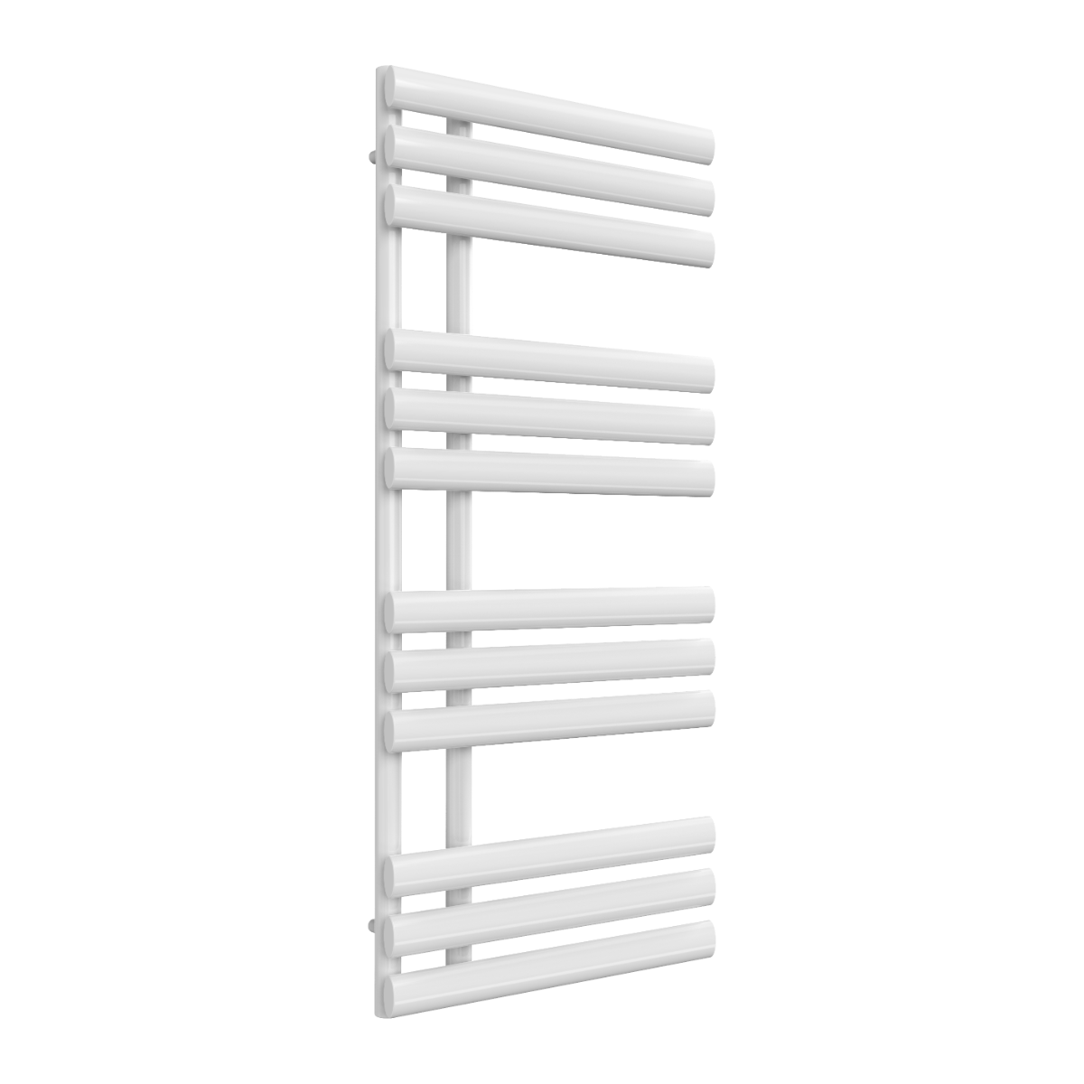 Reina Chisa Mild Steel Wall Mounted Heated Towel Rail Radiator White